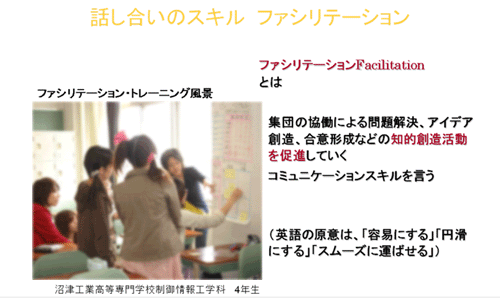 話し合いのスキル ファシリテーション